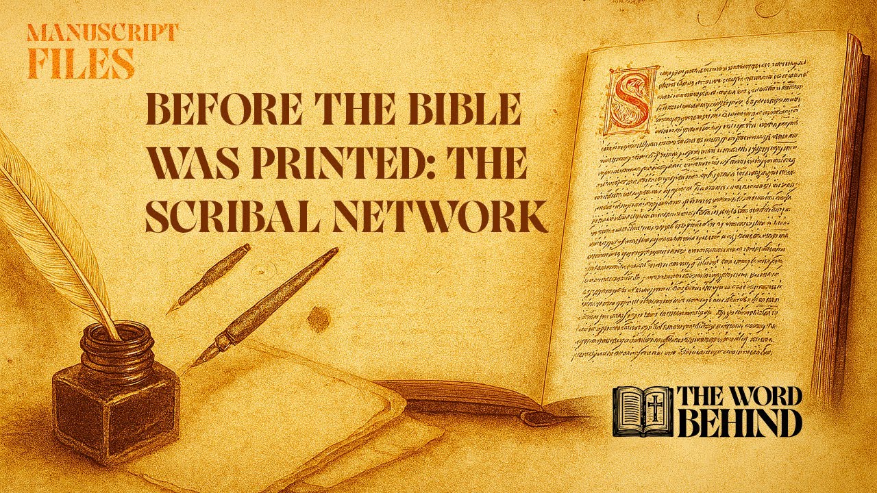 Before the Bible Was Printed: The Scribal Network | The Word Behind 01