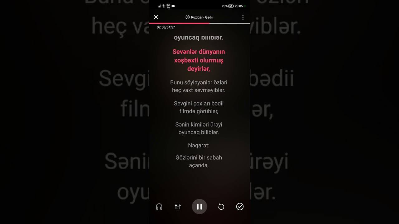 Ruzigar Gedəcəyəm