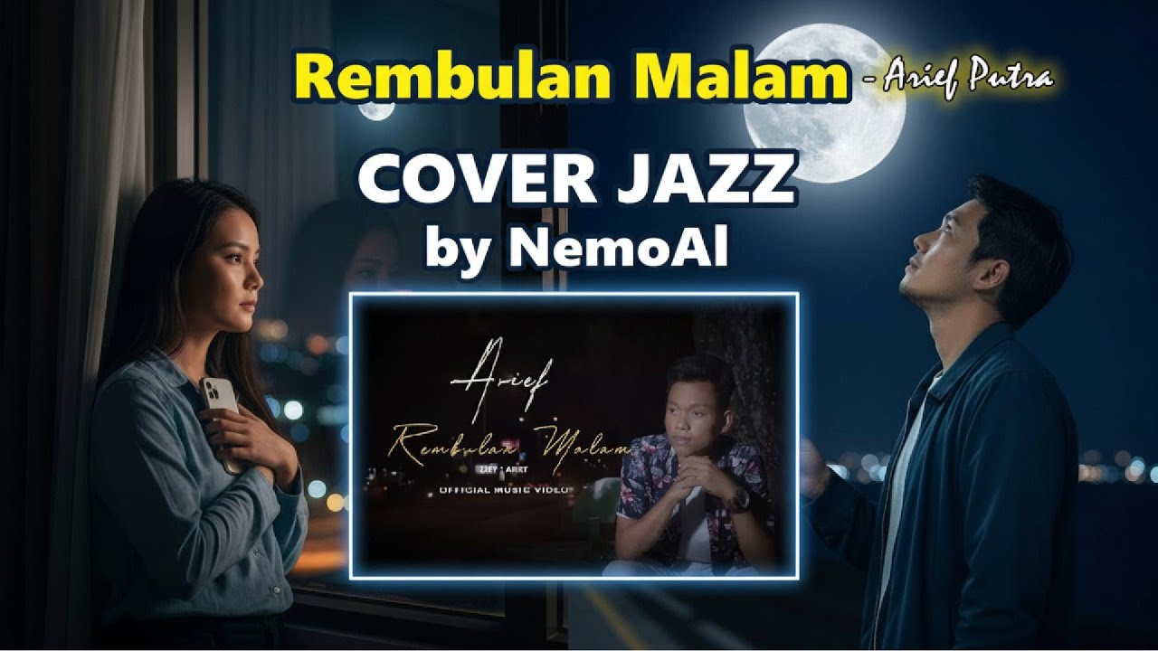 Rembulan Malam - Arief (Jazz Version) | Cover by NemoAI #ariefputra