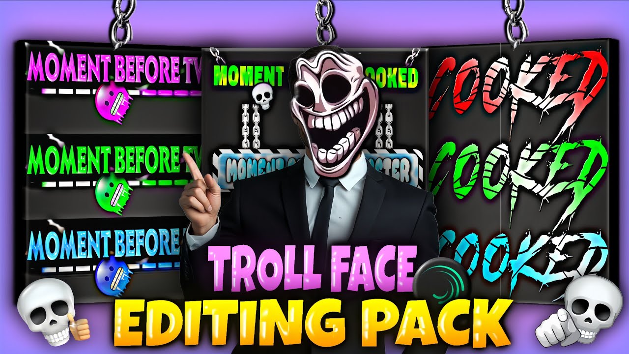 Trending Troll Face Editing Pack 🔥 Alight Motion XML Preset