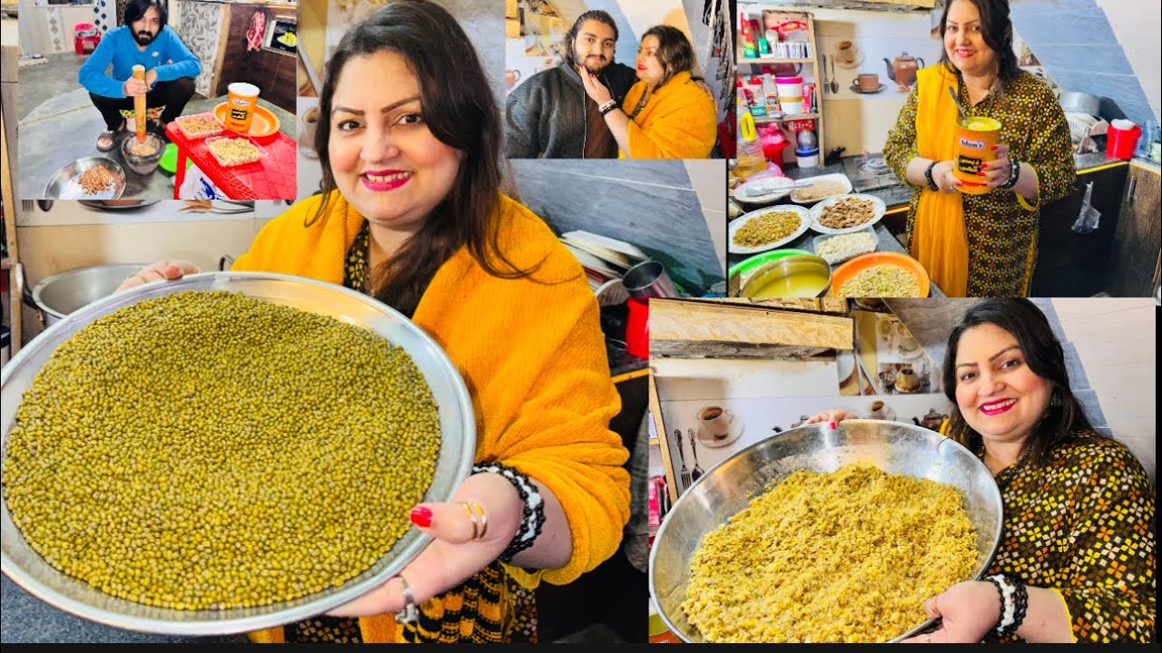 Mung ki daal ki panjiri khalis special desi ghi mein full recipe 😋 🤤 🔥 