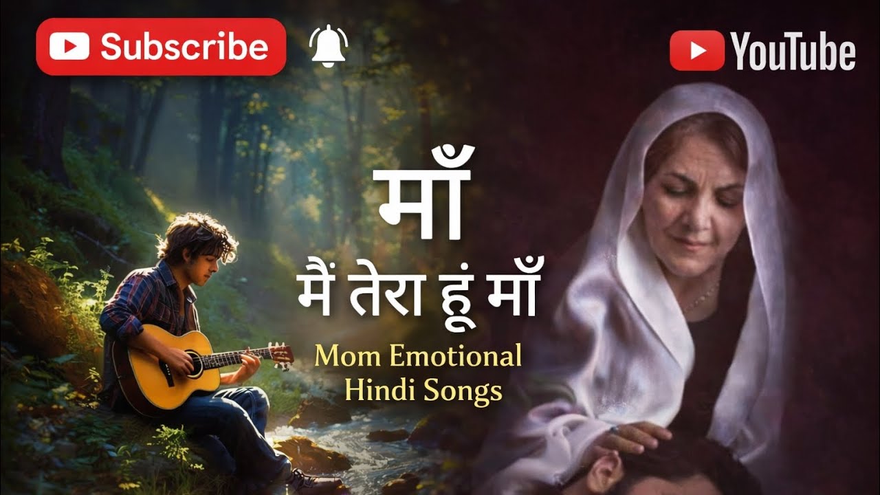 माँ मैं तेरा हूं माँ।Mom Emotional Hindi songs @MomDad754p 