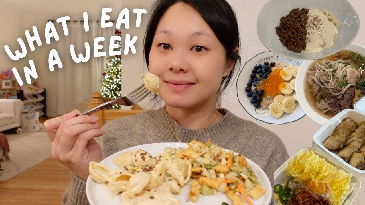 what i eat in a week while pregnant - third trimester, korean, cravings, realistic