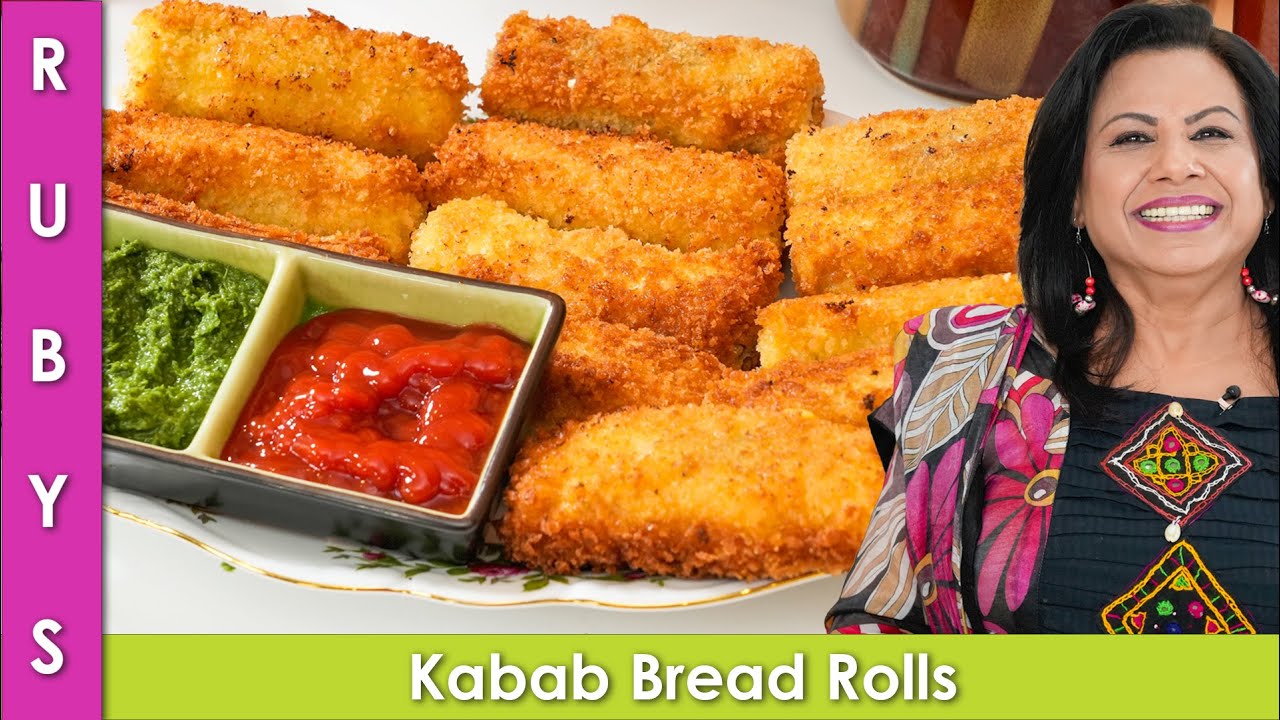 Kabab Bread Rolls Ramadan 2023 Iftari Special Recipe in Urdu Hindi - RKK