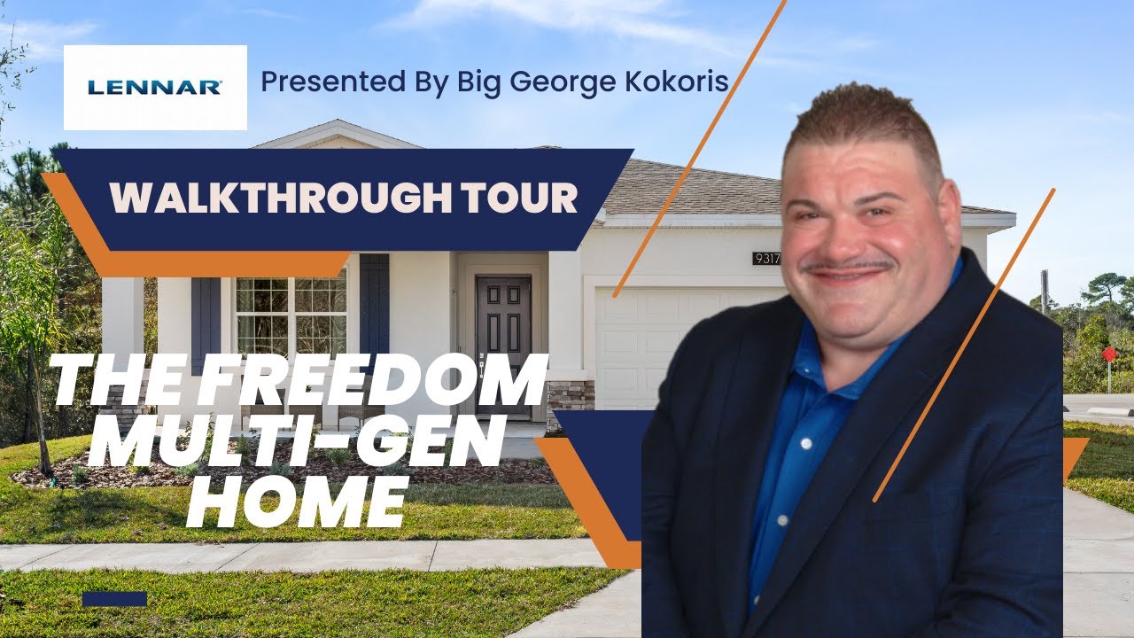 Lennar Freedom Model Video Multi-Generational Home Polk County, FL