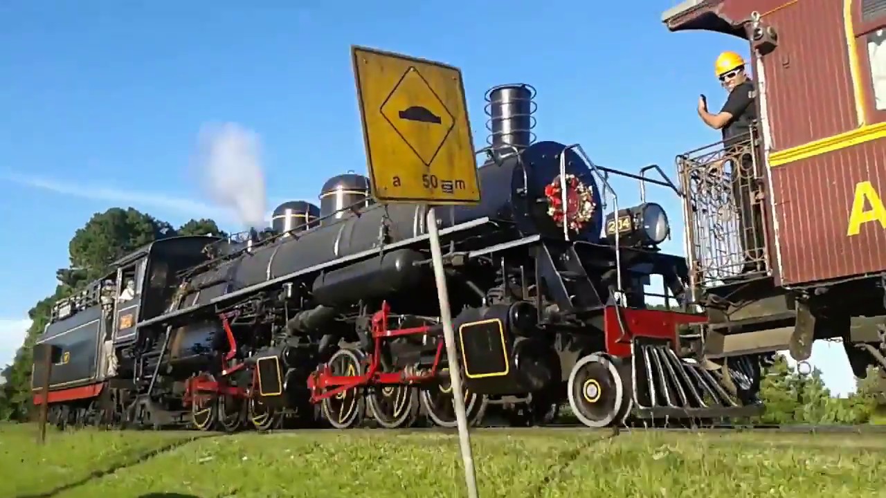 Locomotiva Mallet #204 em Curitiba [03/12/2017]