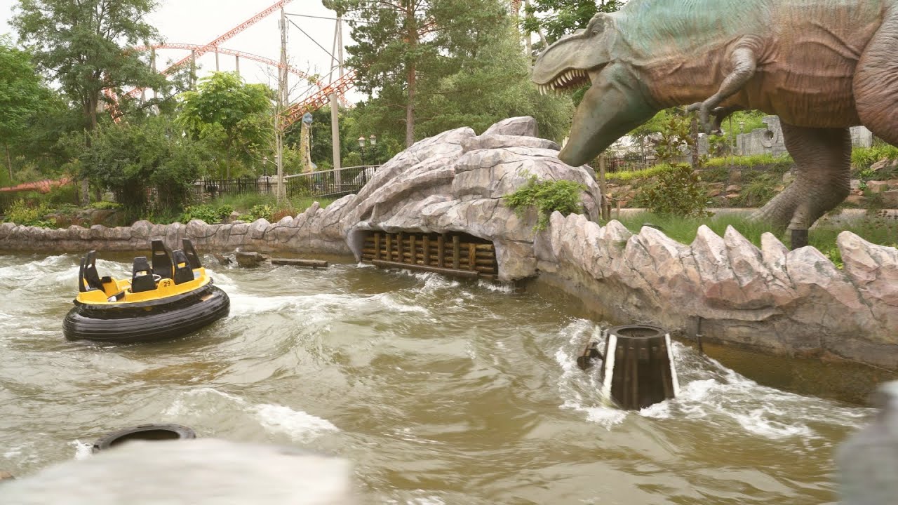 Dino Splash Onride Full Experience - Holiday Park