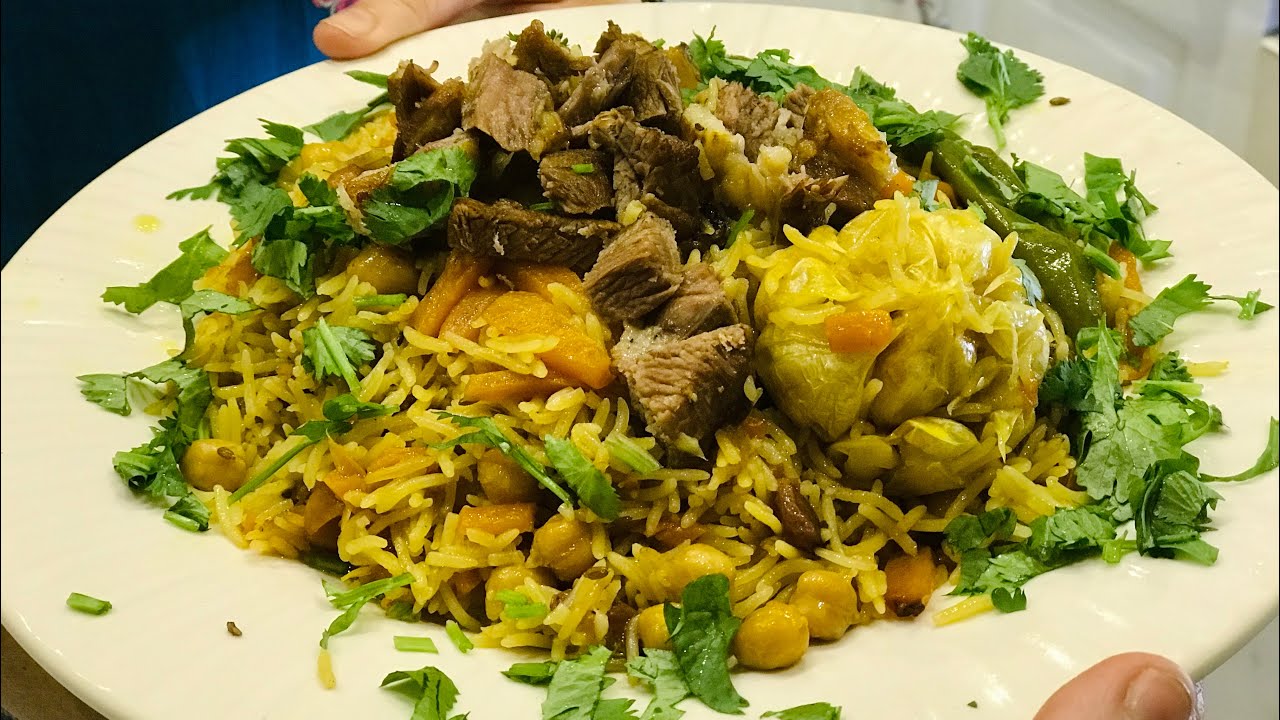 Pilavların hası -Özbek Pilavı (Uzbek palav)