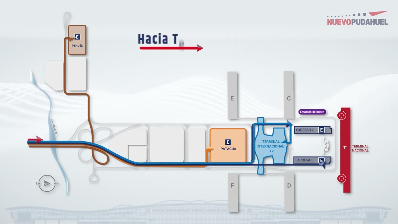 Mapa de accesos a estacionamientos - Marzo 2022
