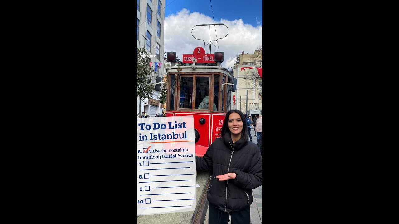 Take the nostalgic tram along Istiklal Avenue ✅ | To Do List in Istanbul - Episode 6