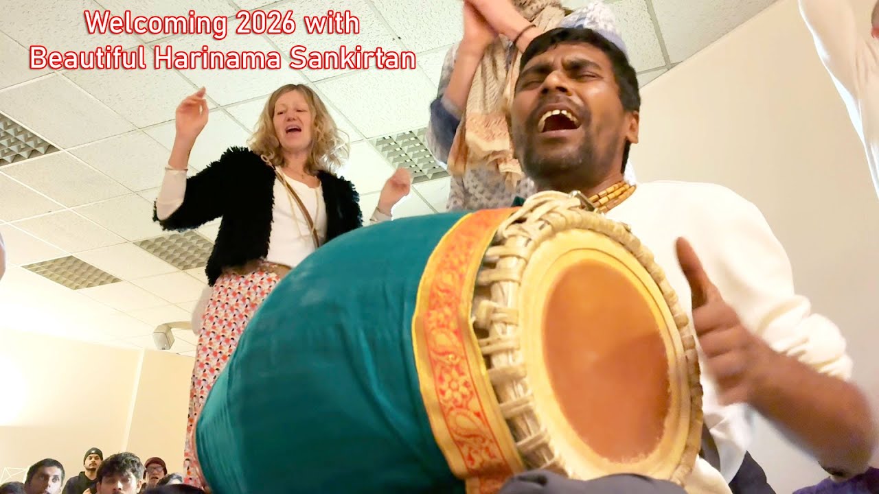 Welcoming 2026 with Beautiful Harinama Sankirtan
