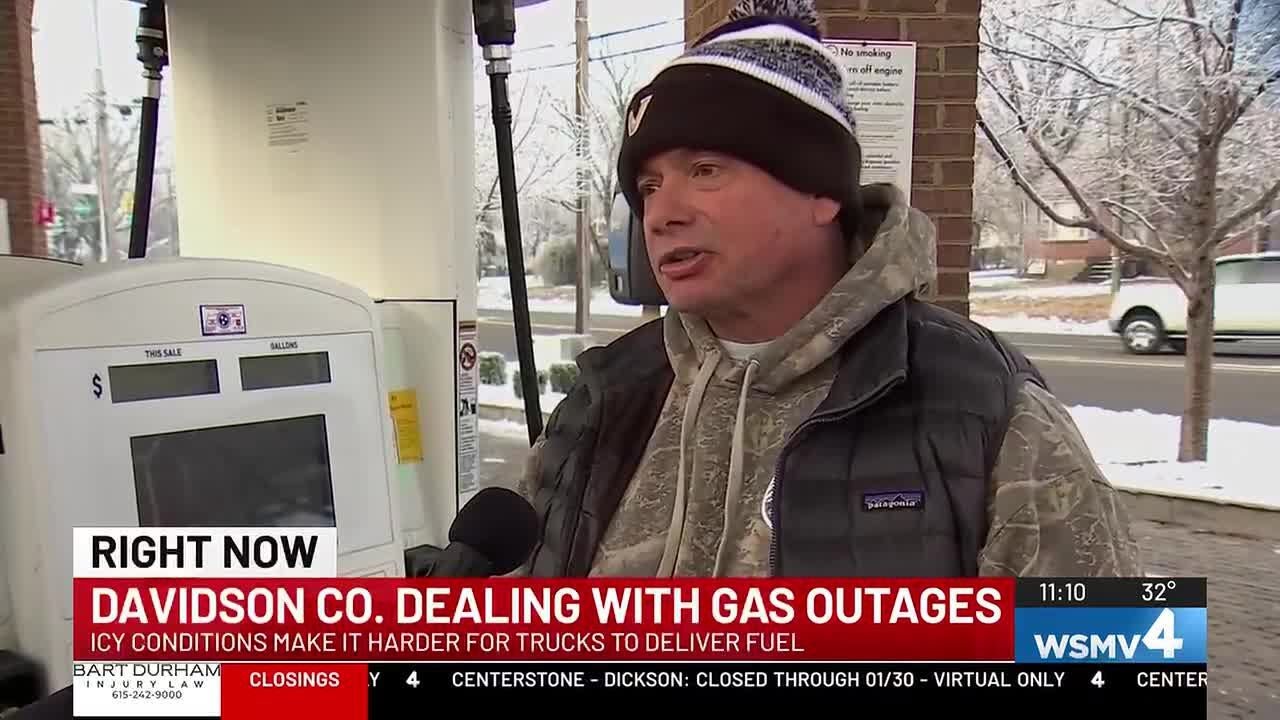 Davidson County, TN dealing with gas outage