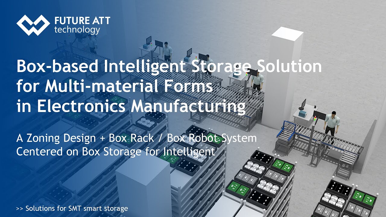 Bin-Based Warehouse Automation for SMT and Electronics Manufacturing | Reels, Trays & PCB Handling