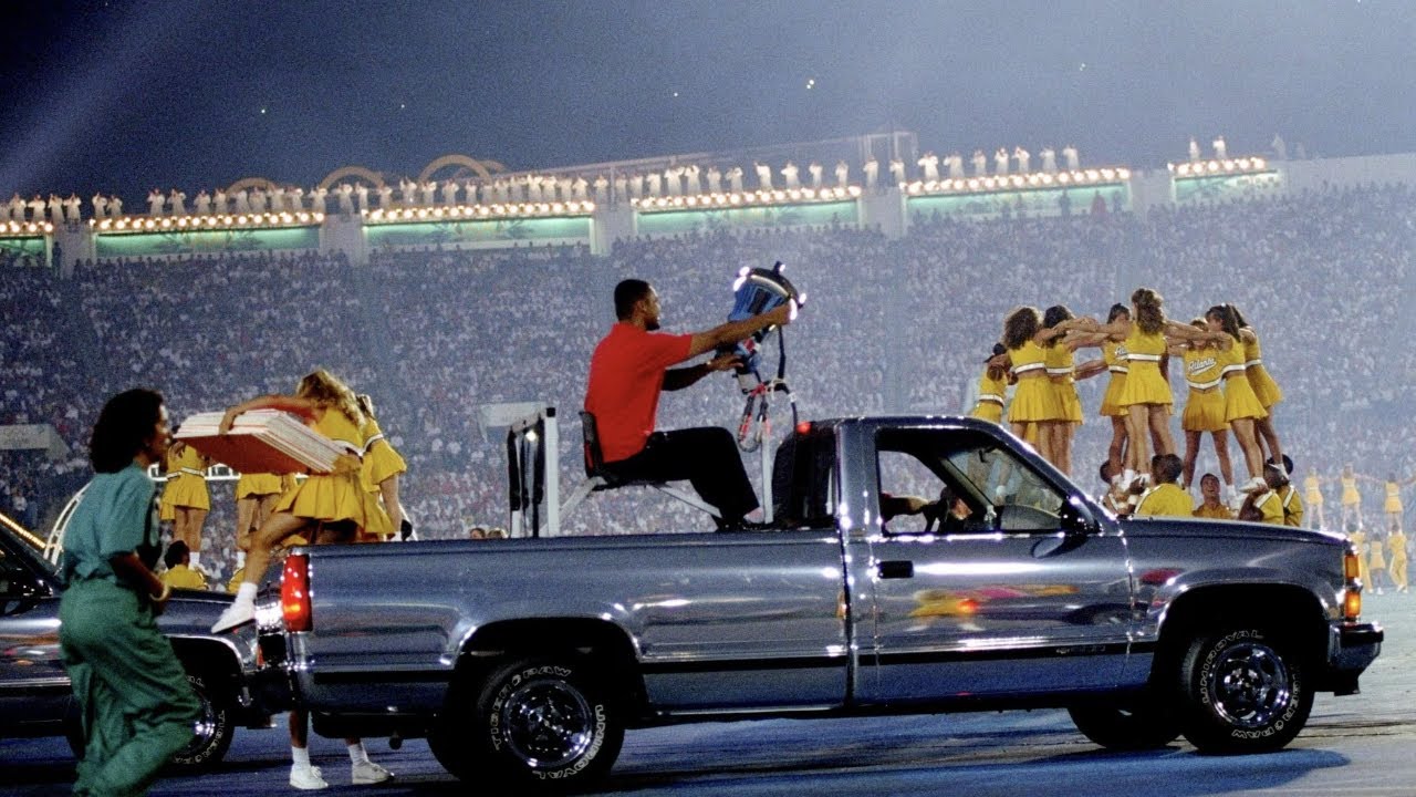 Atlanta 1996 Olympics Games Opening Ceremonies featuring Cheerleading