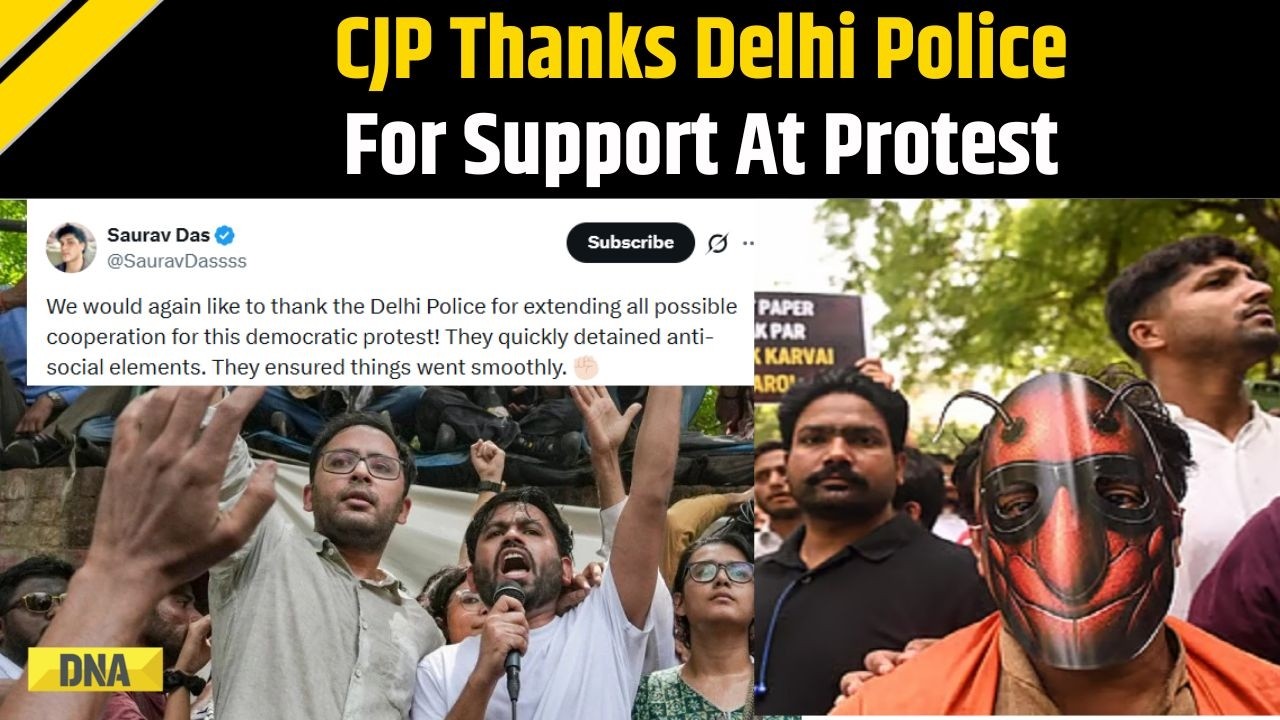 CJP Protest: Cockroach Janta Party Thanks Delhi Police For &lsquo;All Possible Cooperation&rsquo; during Protest