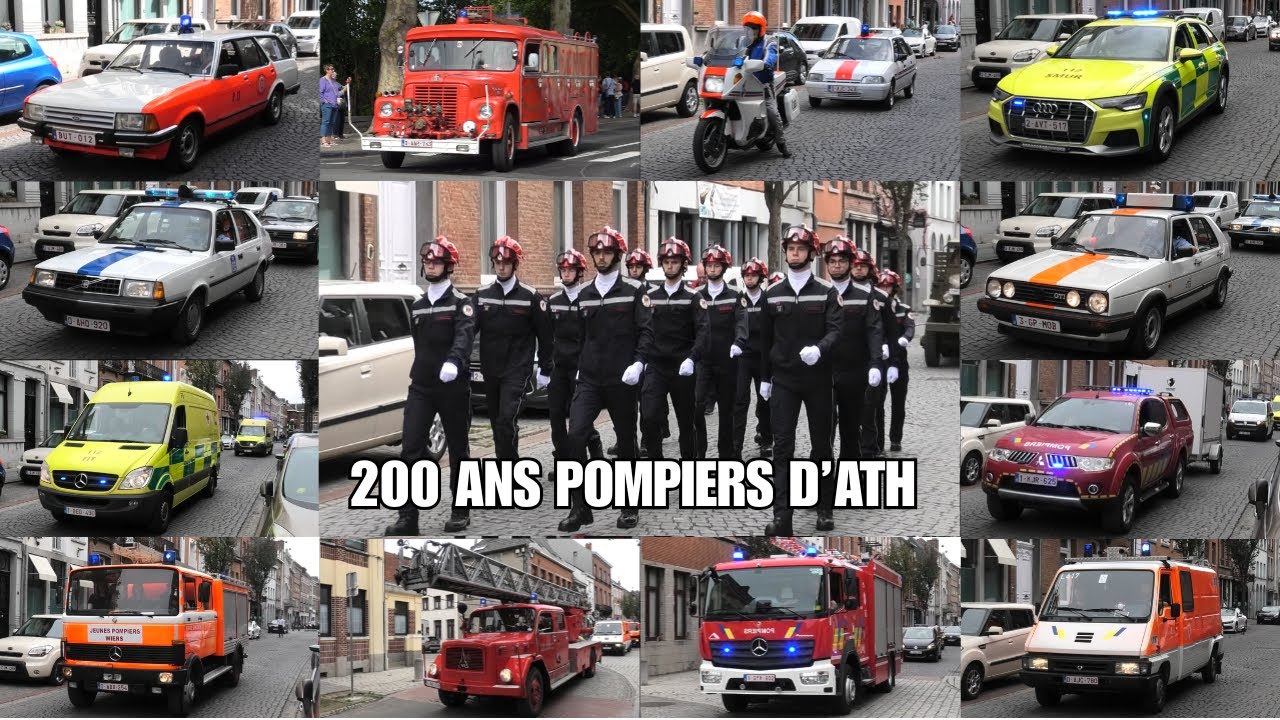 [MASSIVE AIRHORN/SPECIAL] Grande Parade et Défilé des 200 ANS DES POMPIERS d'ATH!