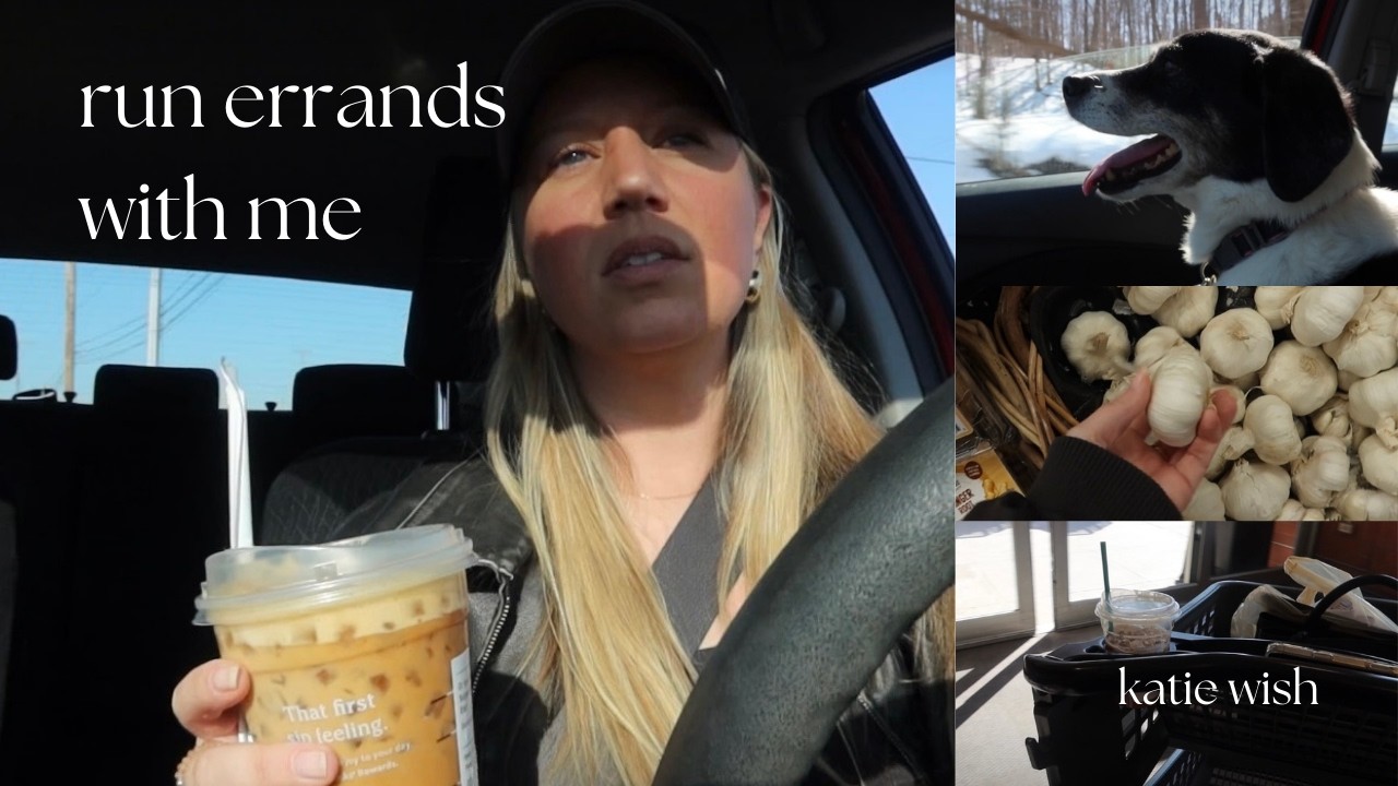Run Errands with Me | Dog, Grocery, Coffee, Sephora