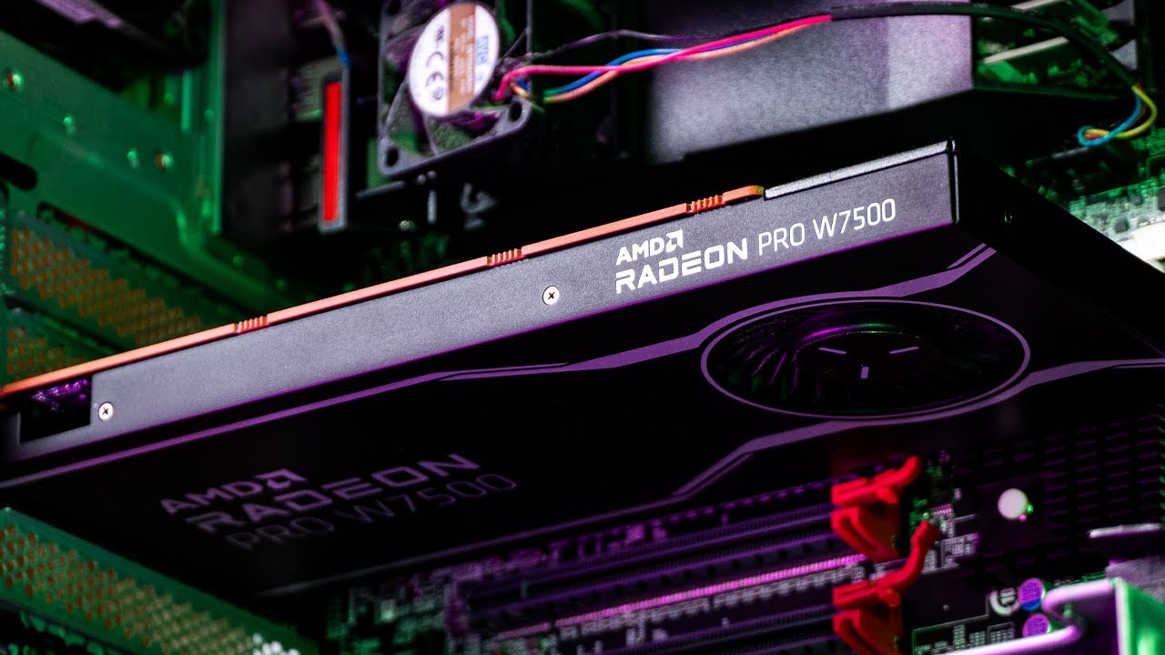 AMD Radeon Pro W7500 : For Creators and Professionals