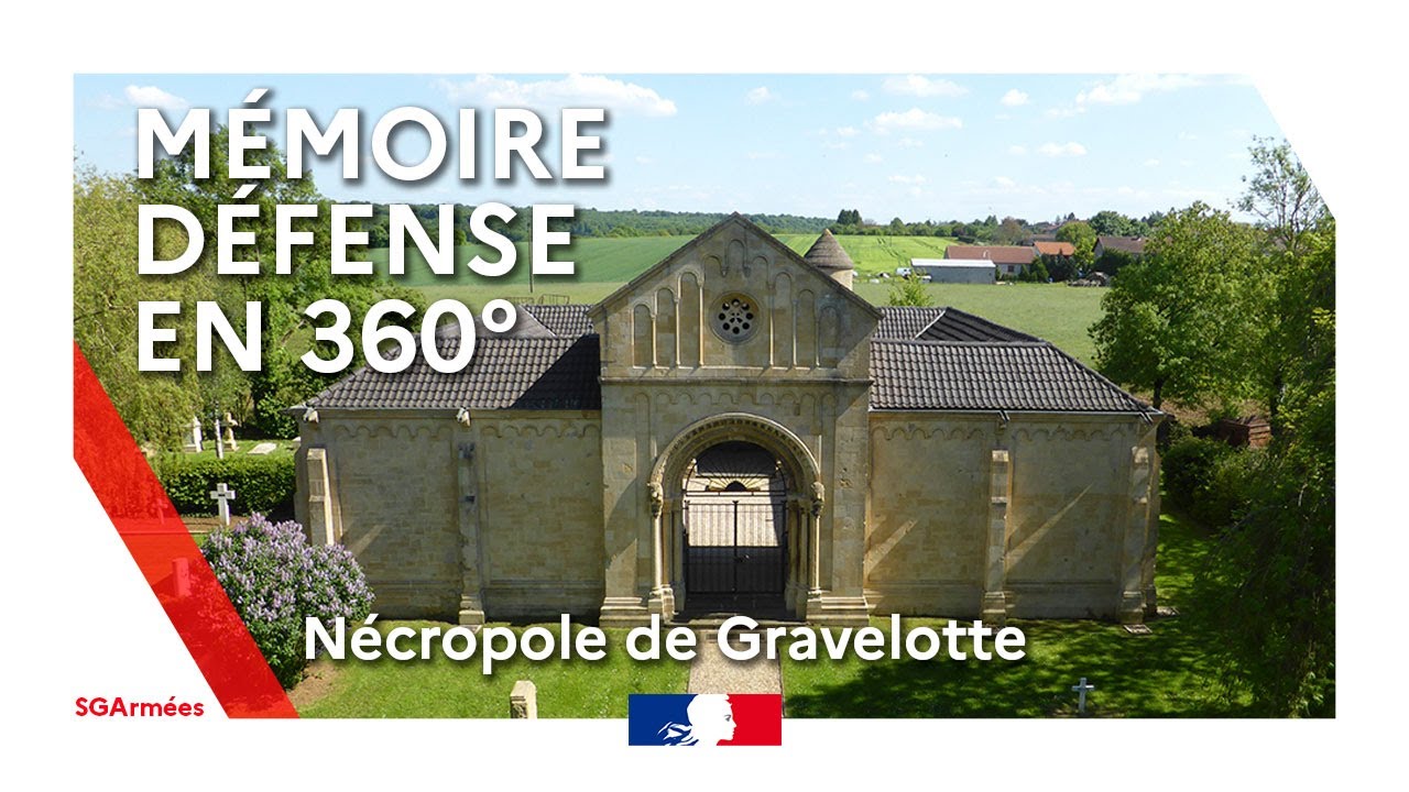 En 360°, découvrez la nécropole de Gravelotte