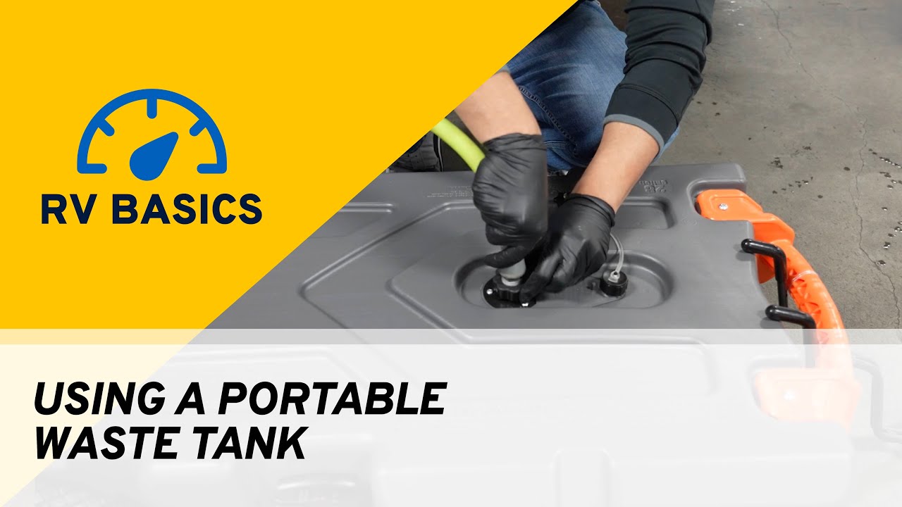 How To Use A Portable Waste Tank | RV Basics