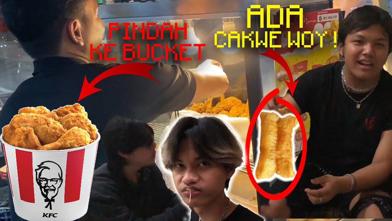 PRANK ANAK BRUTAL, GANTI ISI BUCKET KFC KE AYAM PINGGIR JALAN (ADA CAKWE,TELOR DADAR Wkwkwk)