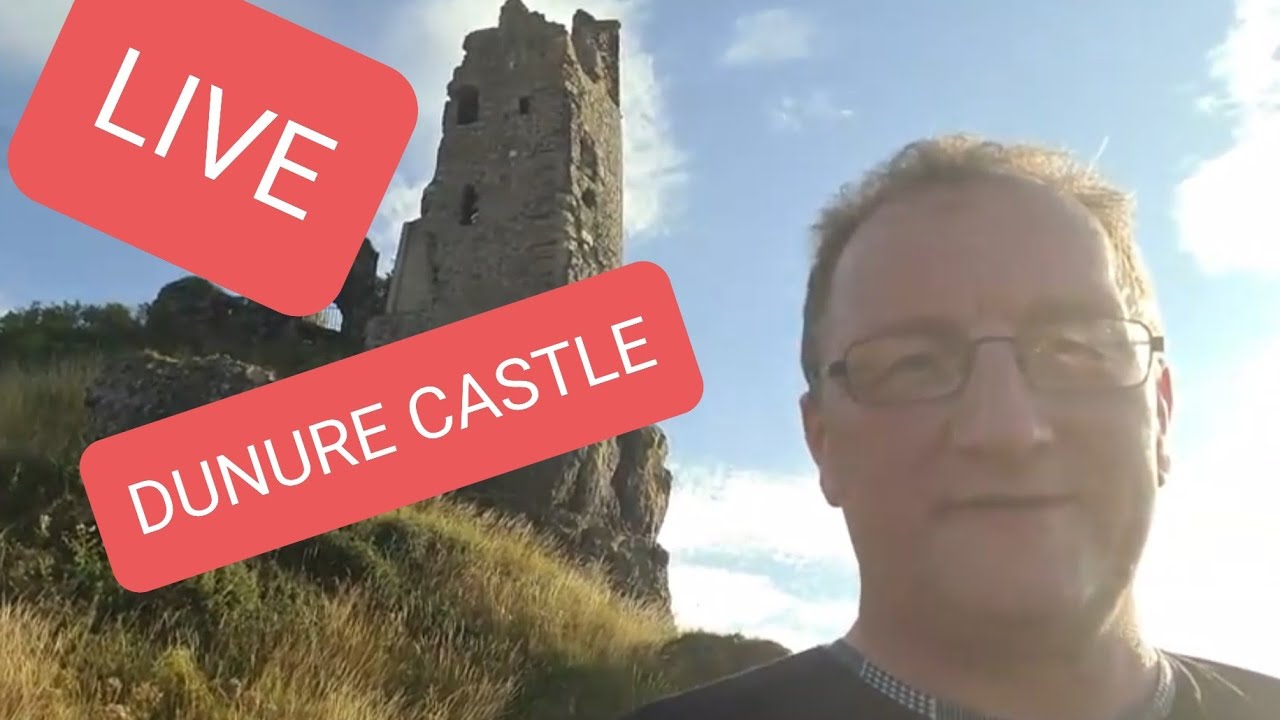 LIVE Dunure Castle Scotland Highlander Location #moje_podroze_UK