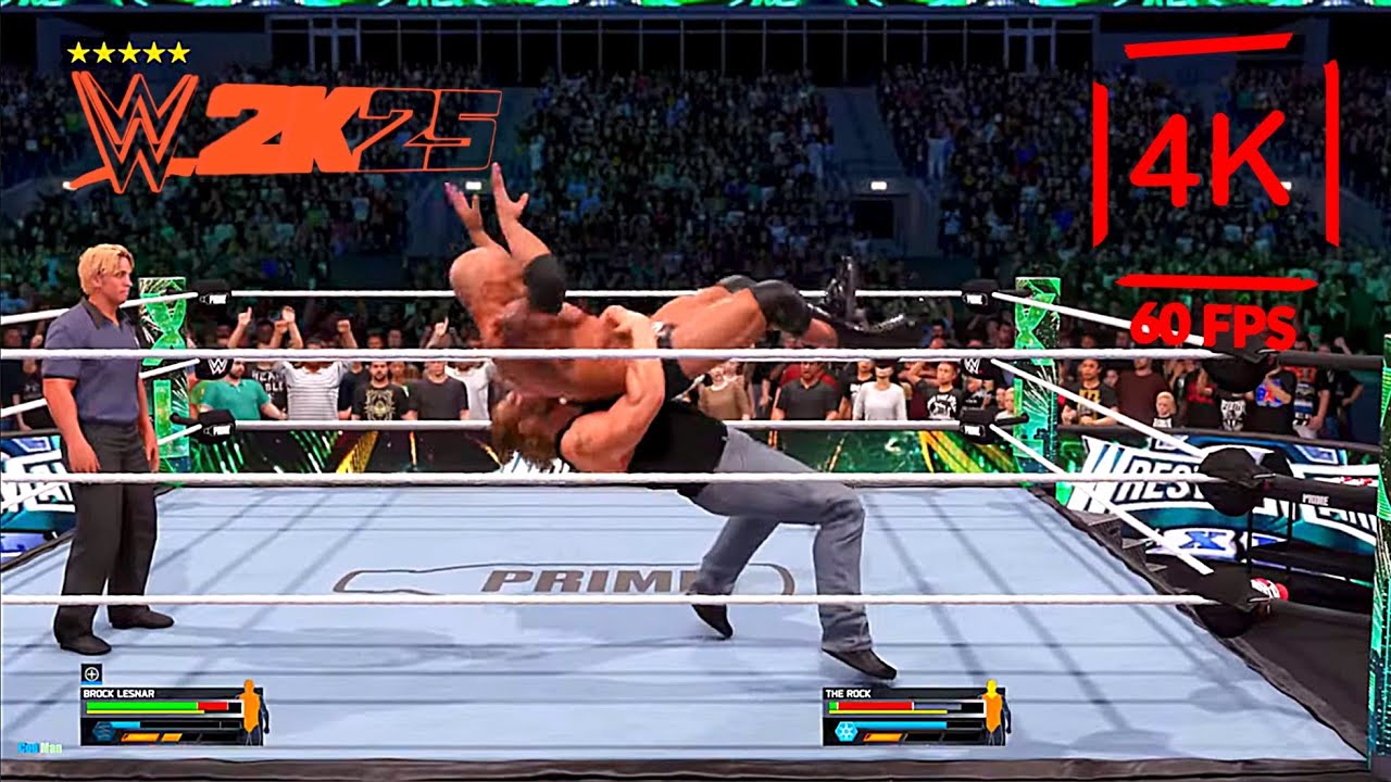 Wwe 2k25| Gauntlet Turmoil | Brock Lesnar vs Samoans|[4k60Fps ]