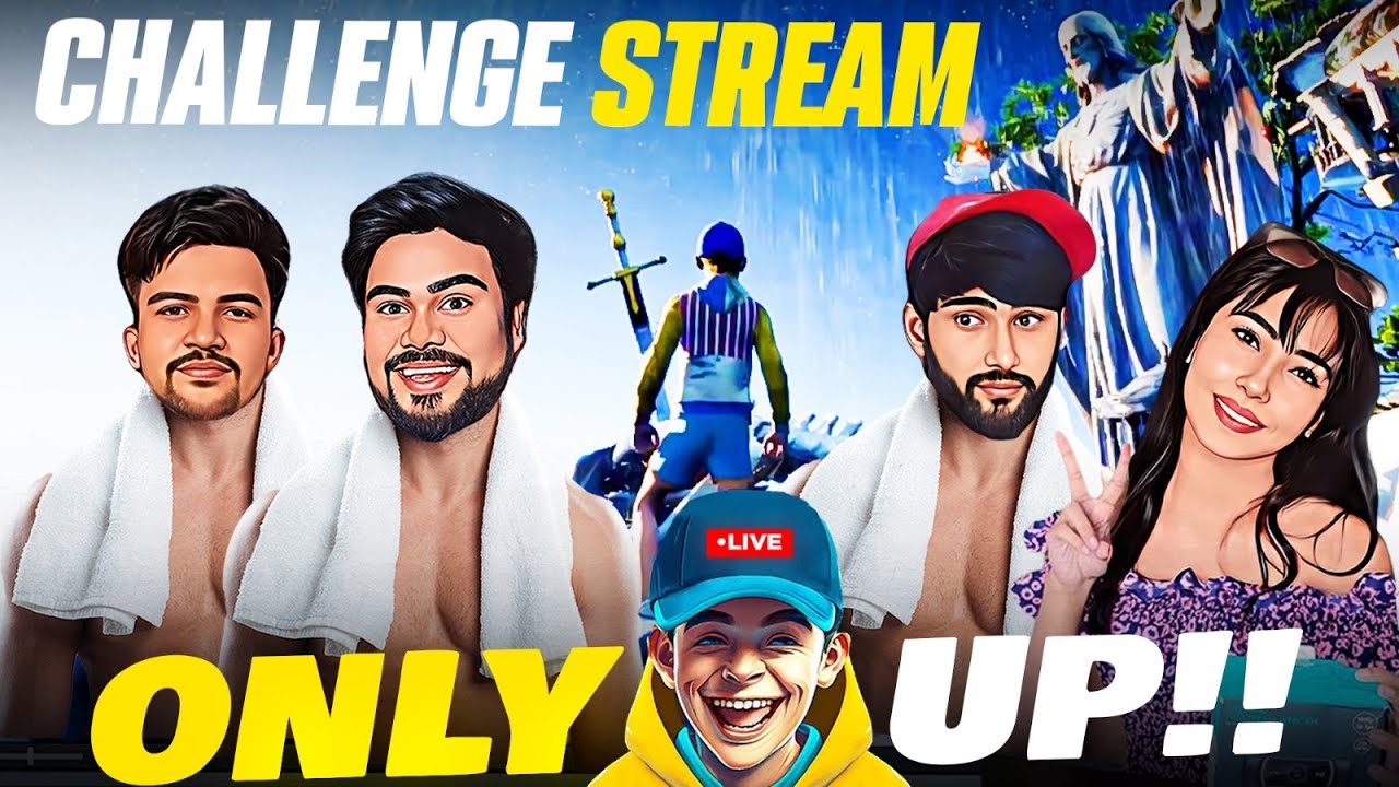Challange Stream in Only up Antaryami vs husna vs ninja vs legend
