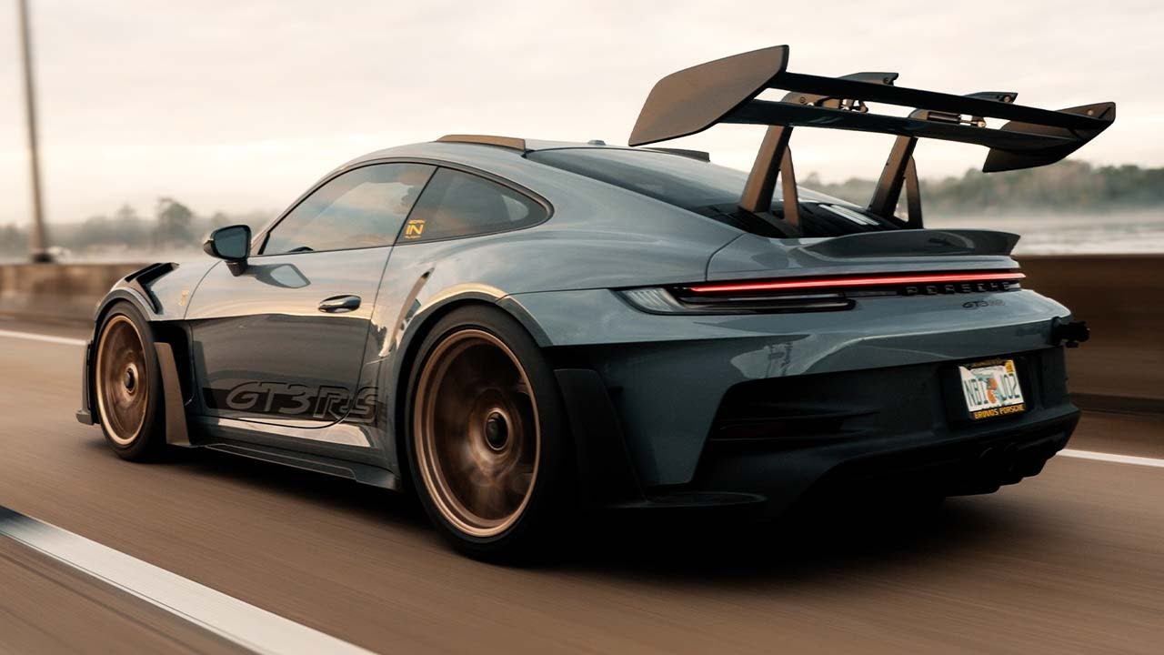 1 Hour | Porsche 992 GT3RS Sunsrise 4K