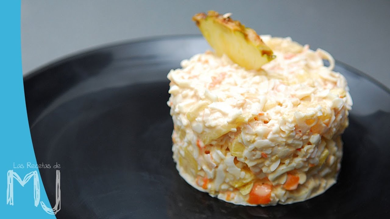 Ensalada de cangrejo (surimi): receta f&aacute;cil y r&aacute;pida
