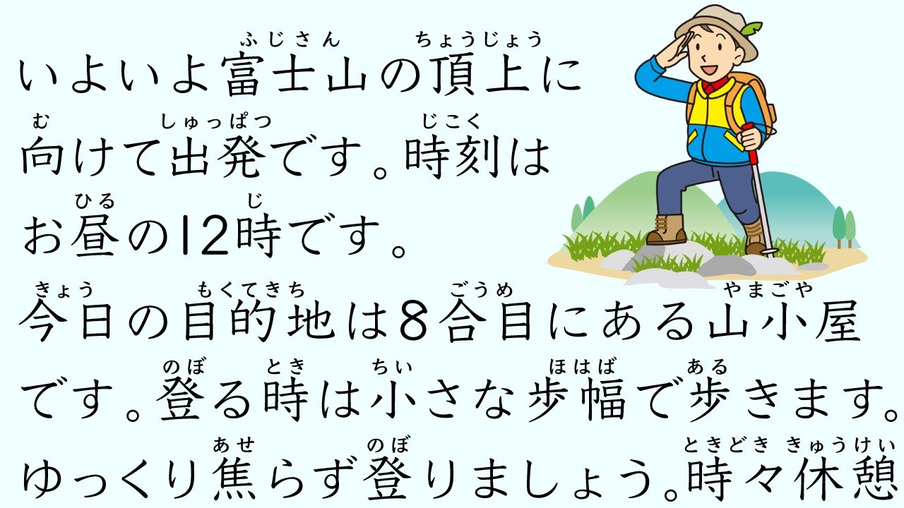 Simple Japanese Listening - Mount Fuji Climb Experience 