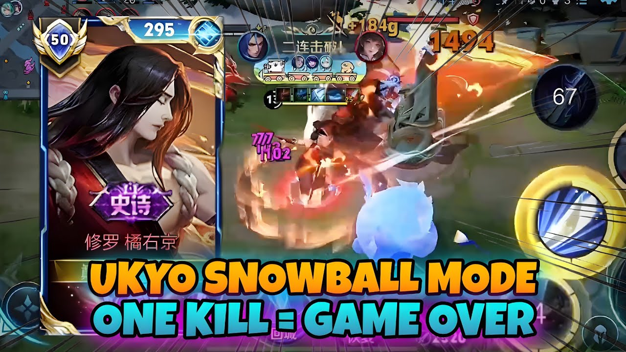 UKYO INSANE SNOWBALL! 🤯 ONCE HE GETS A KILL, IT’S OVER! | TOP CHINA MASTERCLASS | HONOR OF KINGS