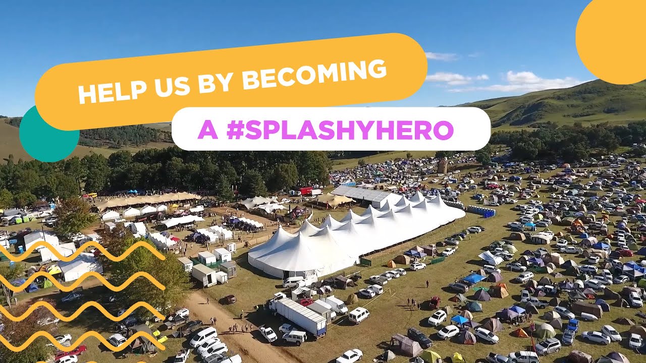 Help us by becoming a #splashyhero
