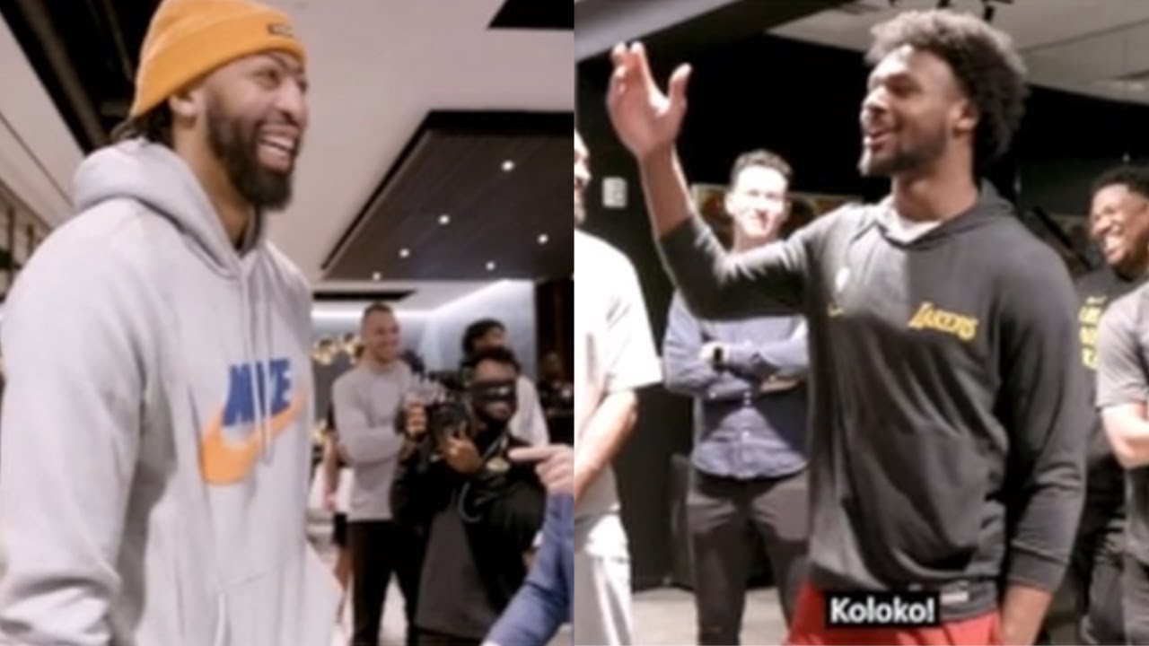 Bronny James & Anthony Davis get PRANKED at Lakers Facility after crazy Illusion fools entire team!