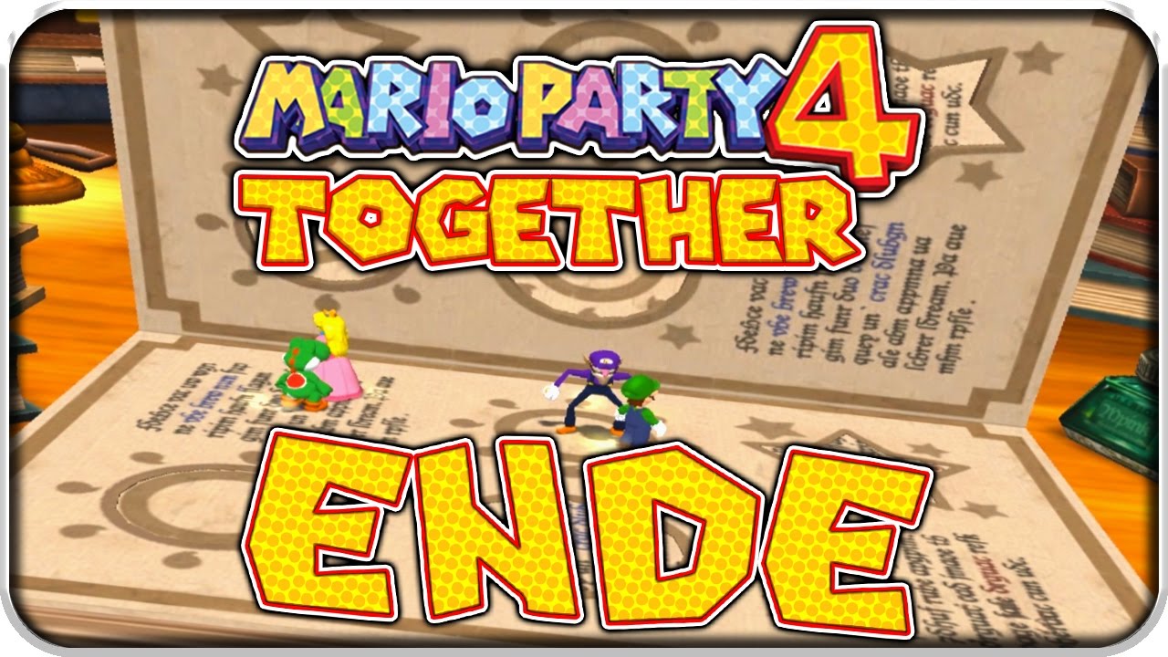 Let's Play MARIO PARTY 4 TOGETHER Part 26: Best Of 3 in Plattenpanik & Druckerpresse [ENDE]