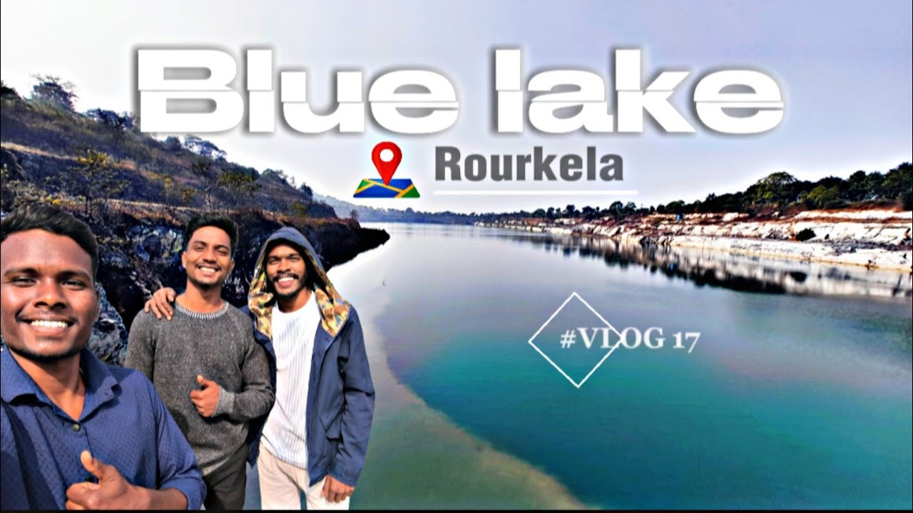 Blue lake near Rourkela 