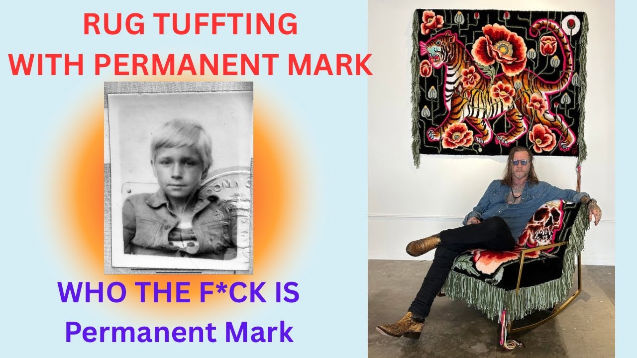 @permanentmark on instagram AN INTRO ON WHO I AM AND WHY I am # RUG TUFFTING