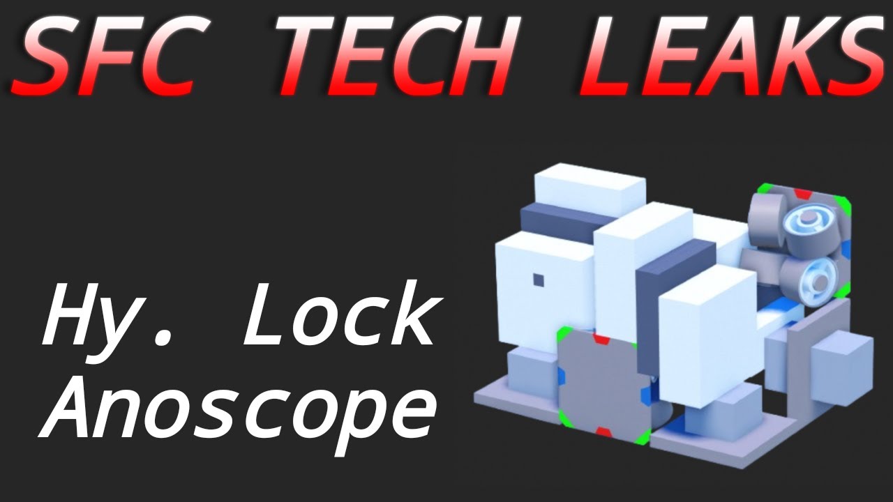 SFC Design Tutorials: Hybrid Lock / Anoscope - ROBLOX, Plane Crazy