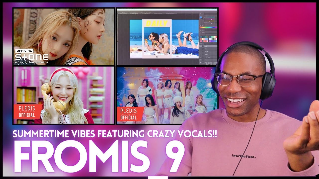 fromis_9 | 'Feel Good (SECRET CODE)', 'We Go', 'Talk & Talk', 'DM' MV's REACTION | Summer feels!!!