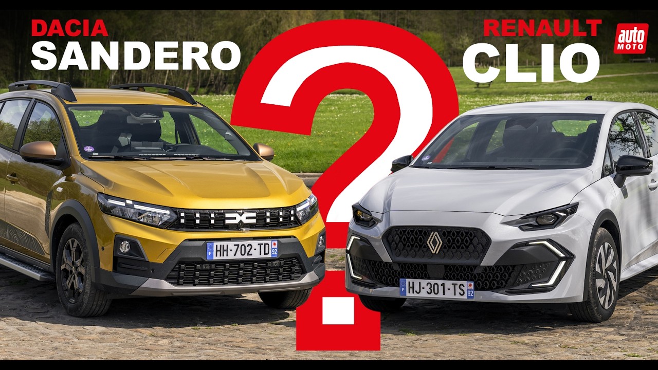 Renault Clio vs Dacia Sandero | Quelle citadine choisir sans se ruiner ?