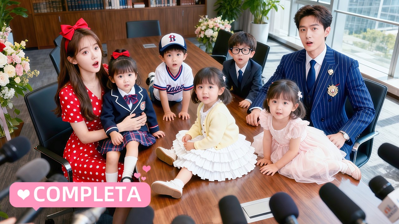 💗Duvidavam que o CEO fosse f&eacute;rtil, at&eacute; 5 crian&ccedil;as aparecerem gritando Papai ao mesmo tempo!#drama