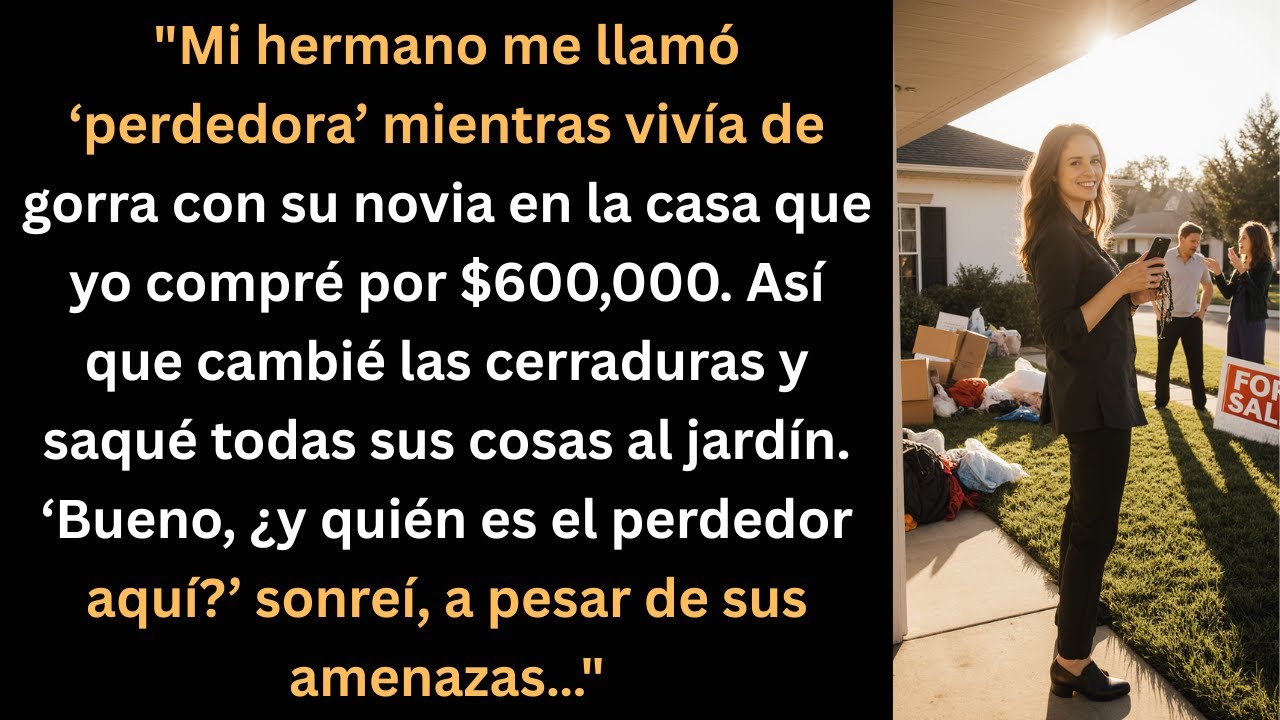 Mi hermano me insultó en mi propia casa… pero no esperaba lo que hice después.