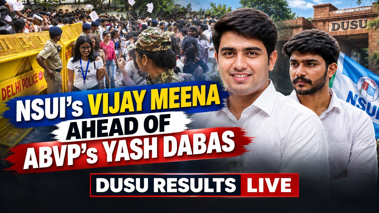 DUSU Results 2026 LIVE: NSUI Takes Lead in Presidential Race | DU Election Results LIVE | DUSU News