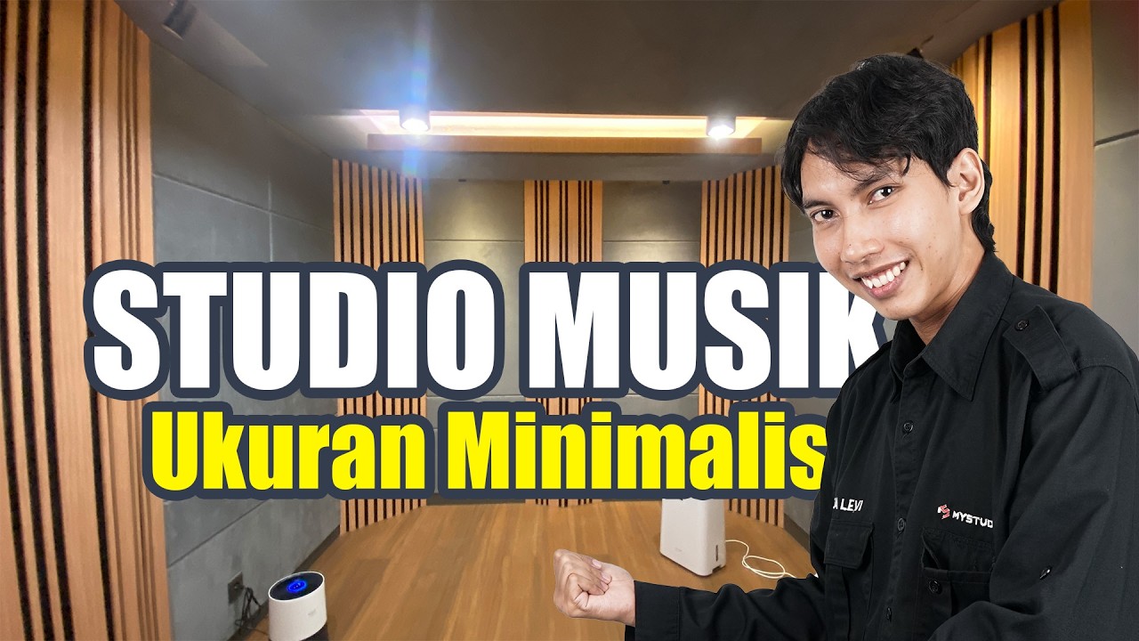 Studio Musik Basement Minimalis dengan Budget Efisien
