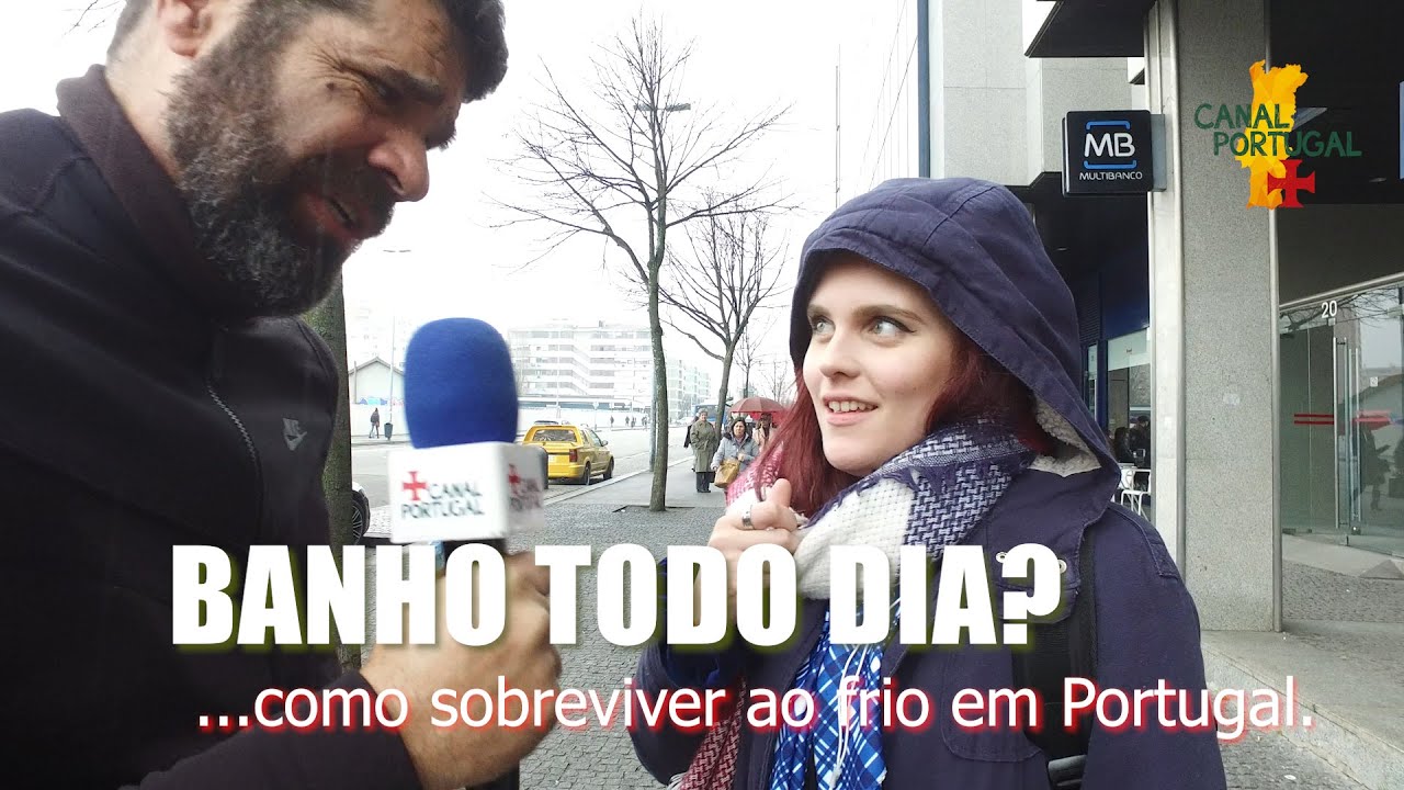 Banho todo dia no inverno Europeu, será?