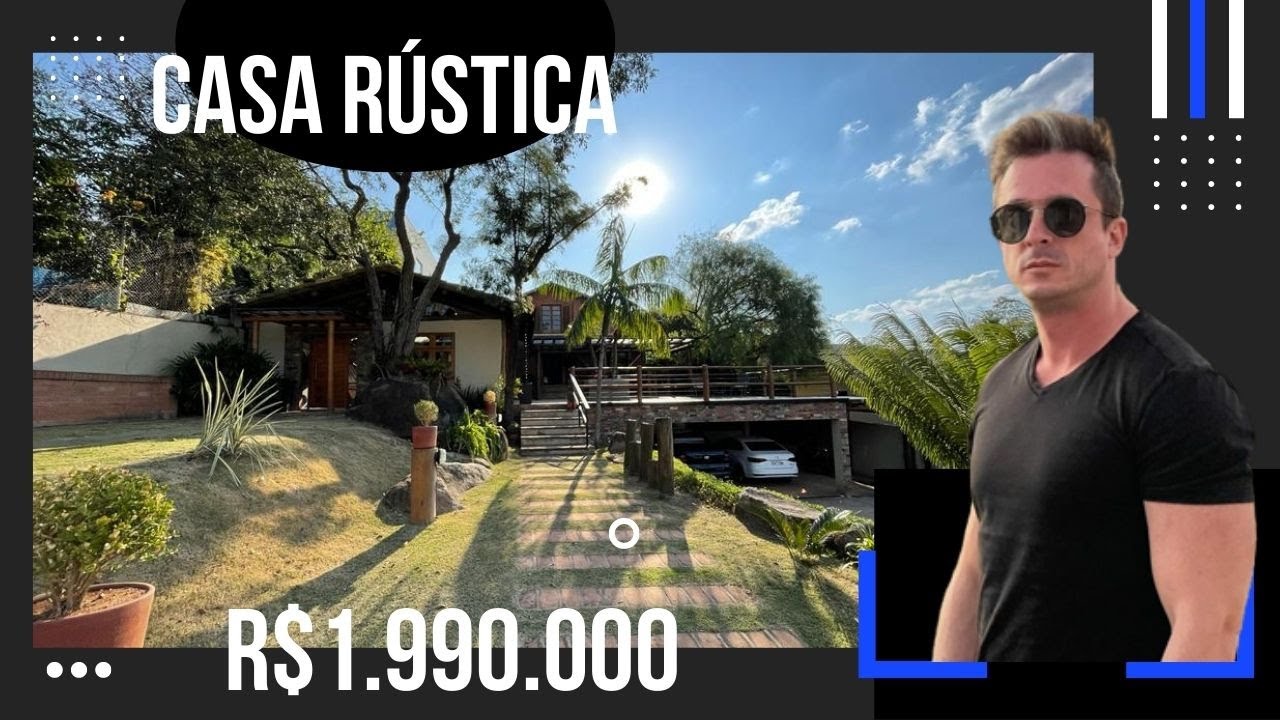 CASA RÚSTICA - CONDOMÍNIO PANORAMA ATIBAIA-SP