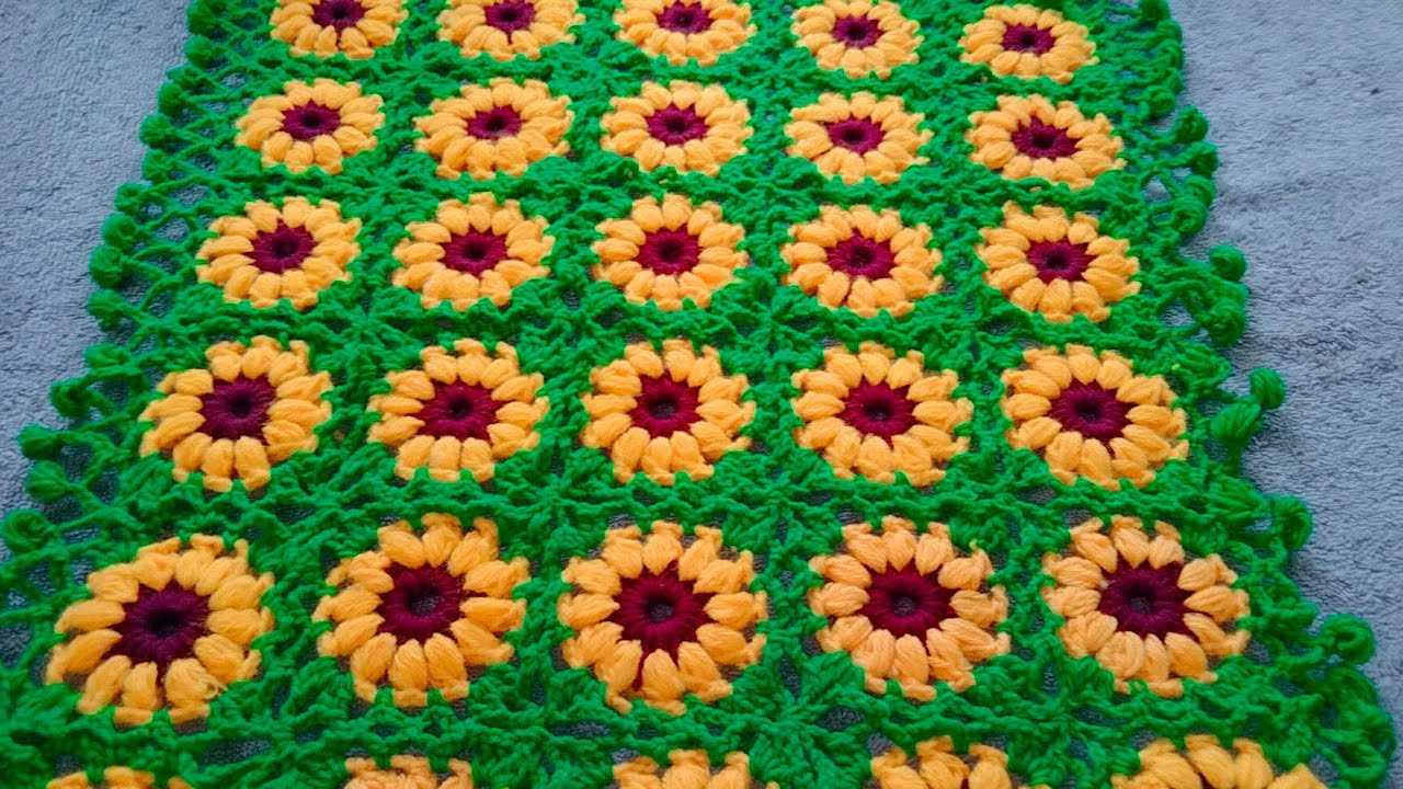 Rectangle table cover, Table cover, Crochet table runner, table cloth,#355, by|Santosh All Art|