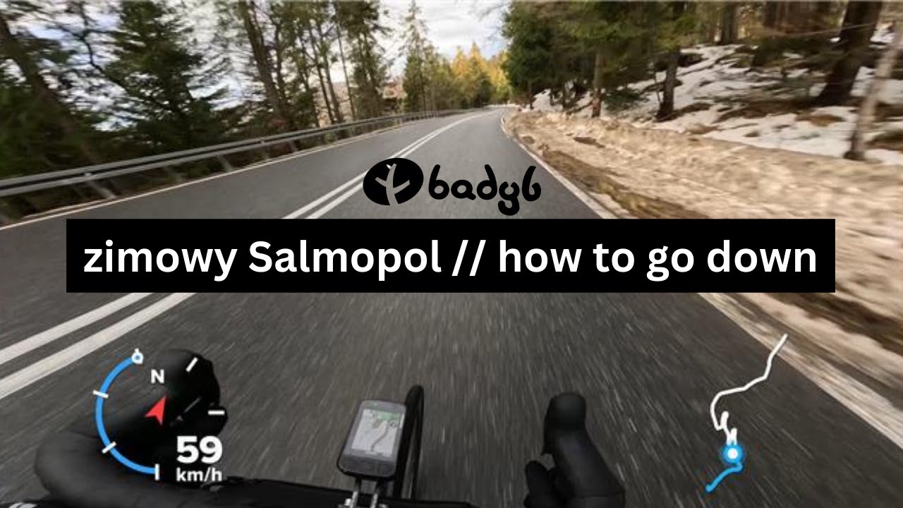 zimowy zjazd z Salmopolu // how to go down