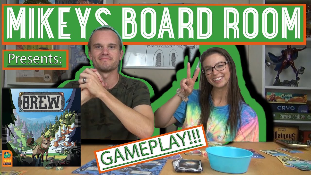 Brew Board Game Playthrough - Pandasaurus Games - Two Player Gameplay