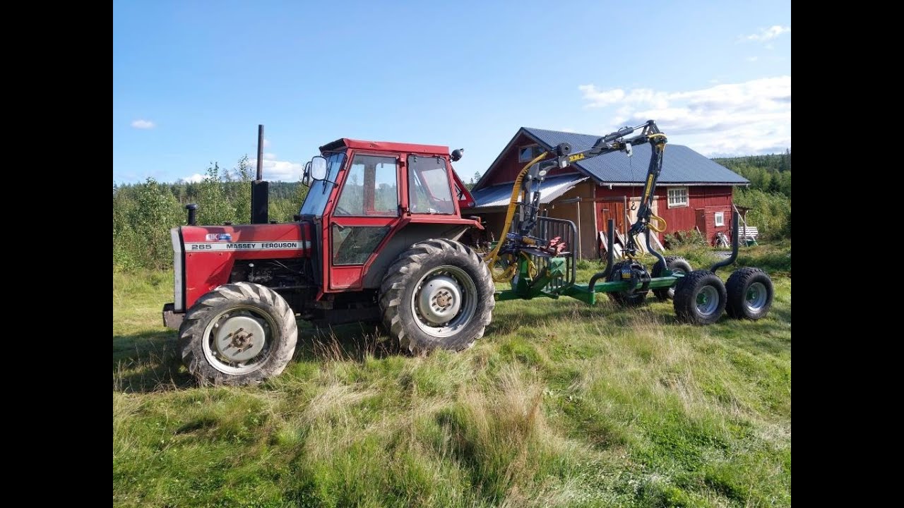 K&ouml;p Massey Ferguson 265 4wd med skogsvagn Farma p&aring; bna.nu
